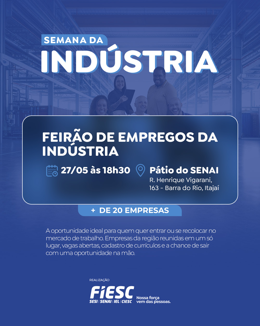 Feirao de empregos SENAI